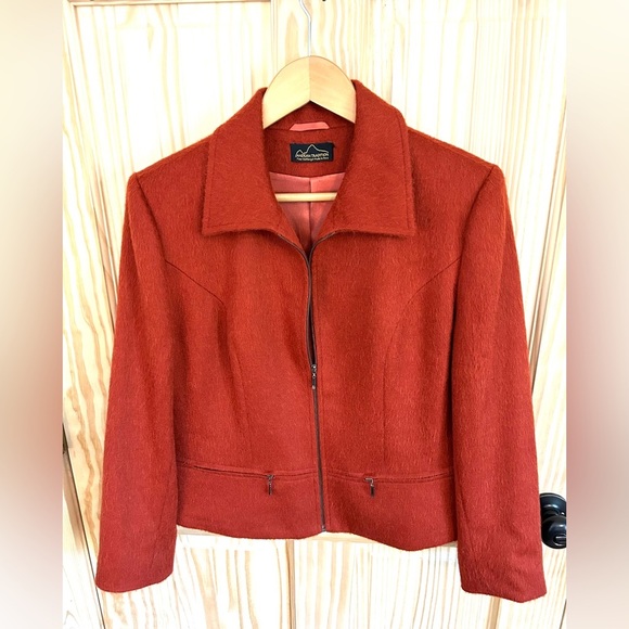 Andean Tradition Baby Alpaca/Wool Jacket Blazer. Probable Medium.